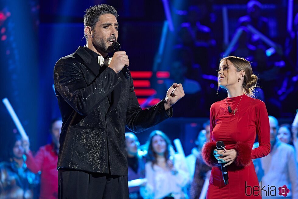 Jaime Nava y Nerea Rodríguez durante la primera gala del Mediafest Night Fever