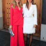 Elena Furiase y Esmeralda Moya en el bautizo de Nala