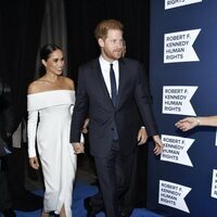 El Príncipe Harry y Meghan Markle en la gala Robert F. Kennedy Human Rights Ripple of Hope 2022 en Nueva York