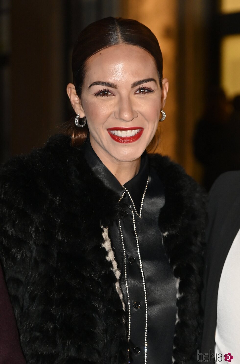 Tamara Gorro reaparece en la fiesta de Navidad de Antena 3