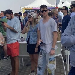 Miguel Bernardeau en Canarias con la familia en fin de año