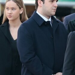 Irene Urdangarin y Froilán en el funeral de Constantino de Grecia