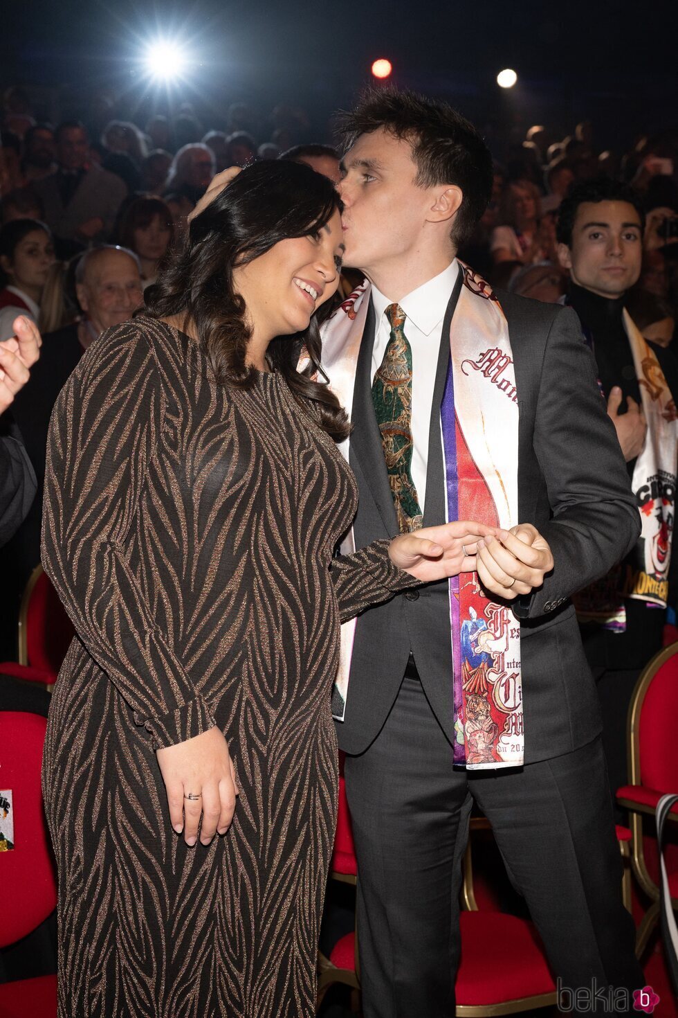 Louis y Marie Ducruet, muy cariñosos en el Festival de Circo de Monte-Carlo 2023
