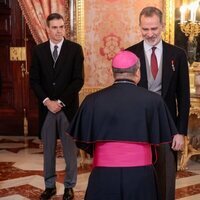 Los Reyes Felipe y Letizia reciben al Cuerpo Diplomático en el Palacio Real