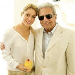 Shakira con su padre William Mebarak