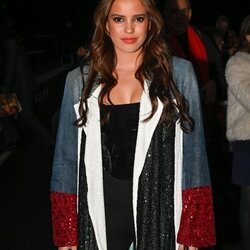Gloria Camila en el front row de la MBFWMadrid 2023