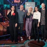 Ruth Lorenzo, Juan Magán, Chanel, Mónica Naranjo, Miguel Bosé, Ana Guerra y Abraham Mateo en la presentación de 'Cover Night'