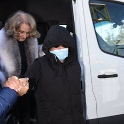 Isabel Pantoja, de incógnito llegando a Jerez tras la gira americana