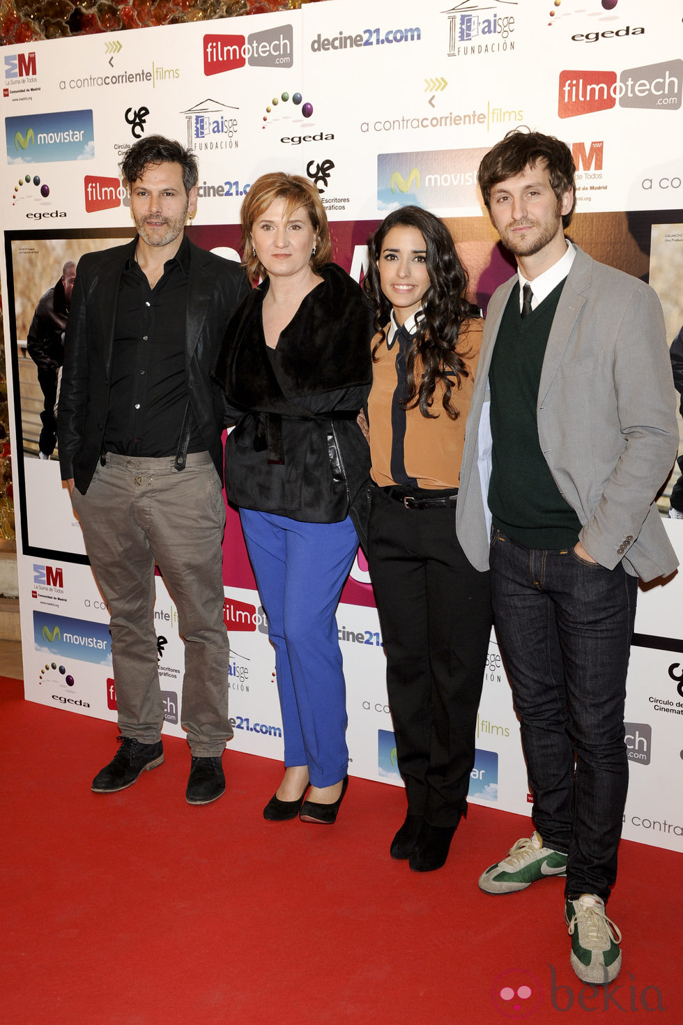Roberto Enríquez, Ana Wagener, Inma Cuesta y Raúl Arévalo en las Medallas del CEC 2012