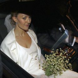 Marta Ortega en su boda con Sergio Álvarez