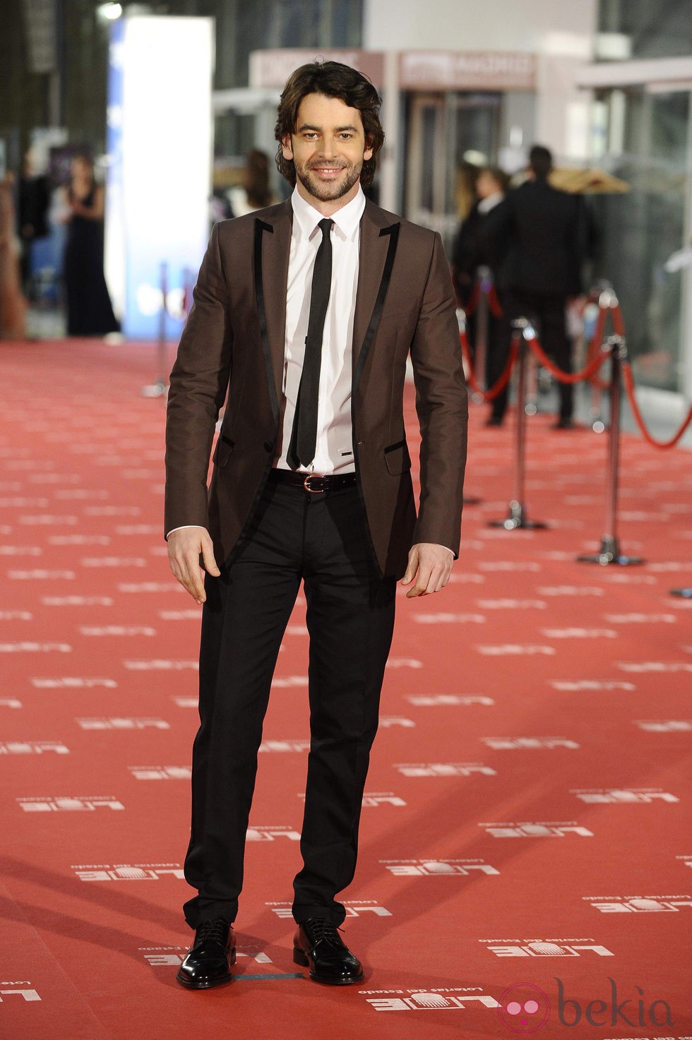 Eduardo Noriega en la alfombra roja de los Goya 2012