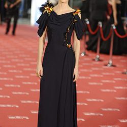 Pilar López de Ayala en la alfombra roja de los Goya 2012