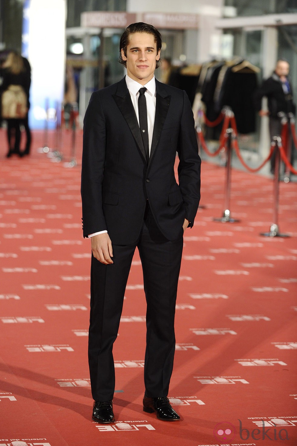 Martín Rivas en la alfombra roja de los Goya 2012
