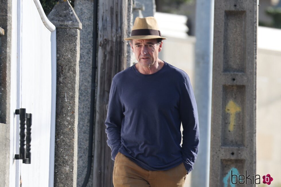 Alessandro Lequio de paseo en Pontevedra
