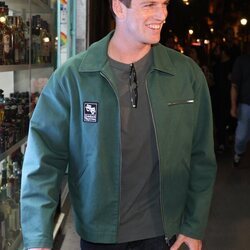 Miguel Bernardeau por las calles de Madrid tras asistir a un evento