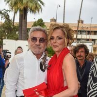 Rocío Carrasco y Joaquín Torres en la celebración de su preboda