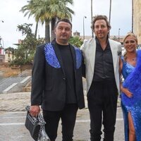 Belén Esteban y Miguel Marcos con Raúl Prieto y Joaquín Torres en su preboda