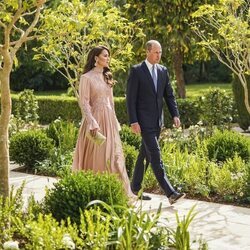 Los Príncipes Guillermo y Kate en la boda de Hussein y Rajwa de Jordania