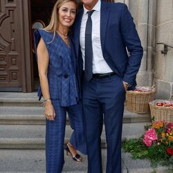 Ion Aramendi y su mujer María Amores en la boda de Kiko Matamoros y Marta López Álamo