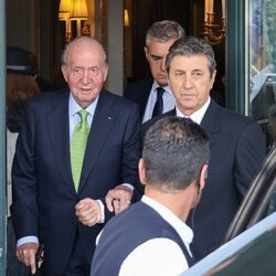 El Rey Juan Carlos en la graduación de Irene Urdangarin en Ginebra