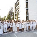 Todo el equipo de 'Sálvame' en la hoguera final del programa
