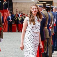 La Princesa Leonor, muy sonriente en la entrega de Despachos en la Academia de Zaragoza
