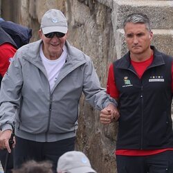 El Rey Juan Carlos en Sanxenxo en su tercera visita a España