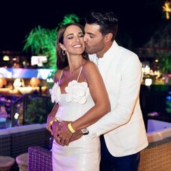Paula Echevarría con Miguel Torres el día de su cumpleaños