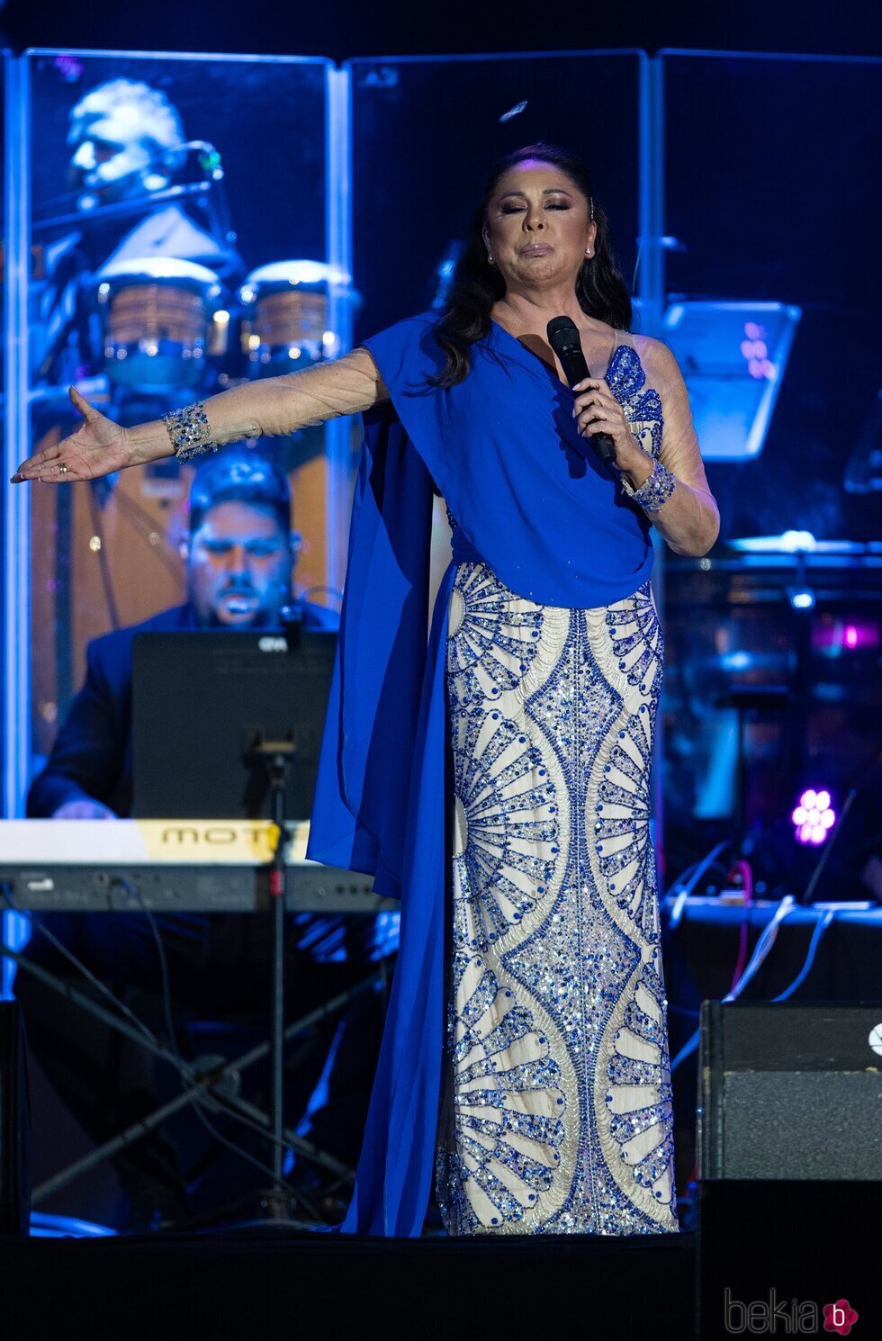 Isabel Pantoja, durante su concierto en Las Palmas de Gran Canaria