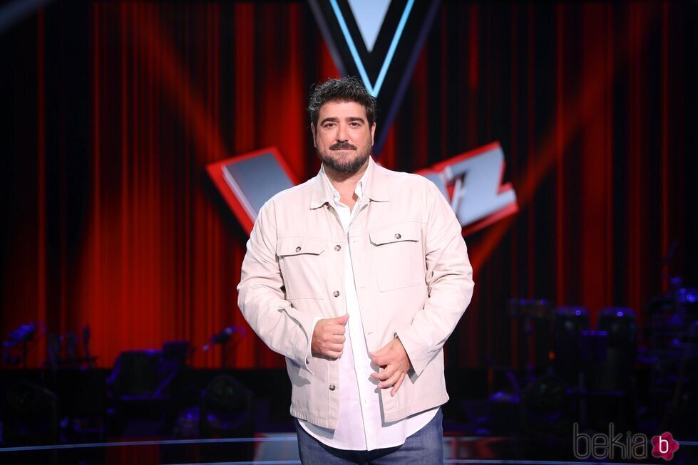 Antonio Orozco en la presentación de la quinta edición de 'La Voz'