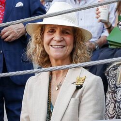 La Infanta Elena en una corrida de toros en La Plaza de Toros de Las Ventas