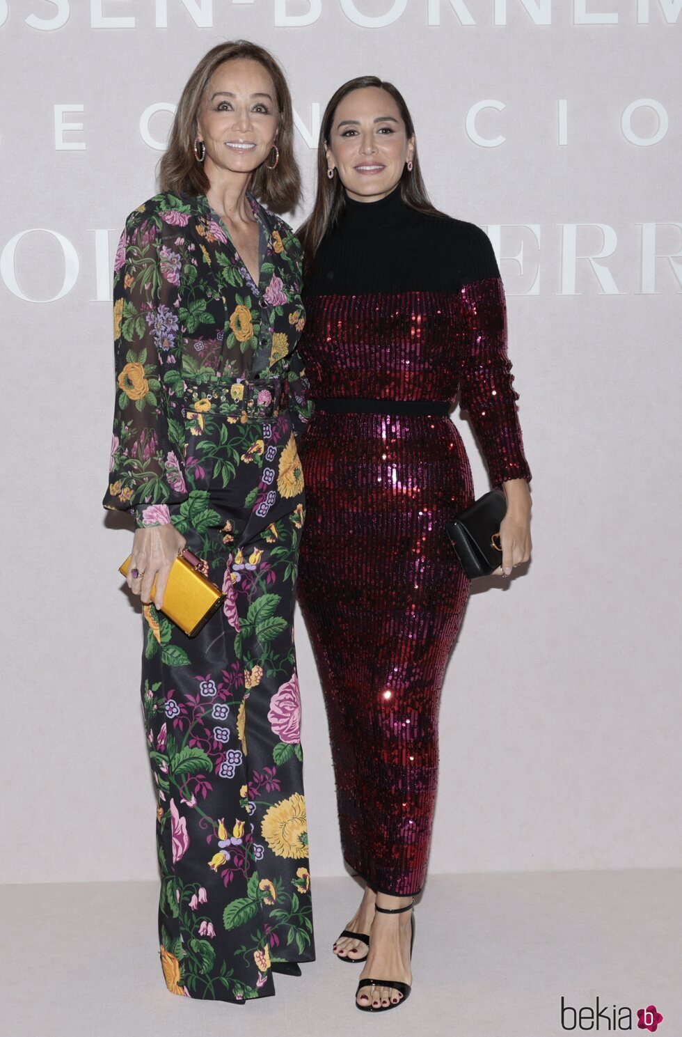 Tamara Falcó y Isabel Preysler en la nueva exposición del Museo Thyssen