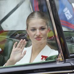 La Princesa Leonor de camino a la Jura de la Constitución