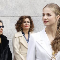 La Princesa Leonor a la salida del Congreso tras Jurar la Constitución