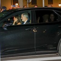Los Reyes Felipe y Letizia, la Princesa Leonor y la Infanta Sofía en el 18 cumpleaños de la Princesa Leonor