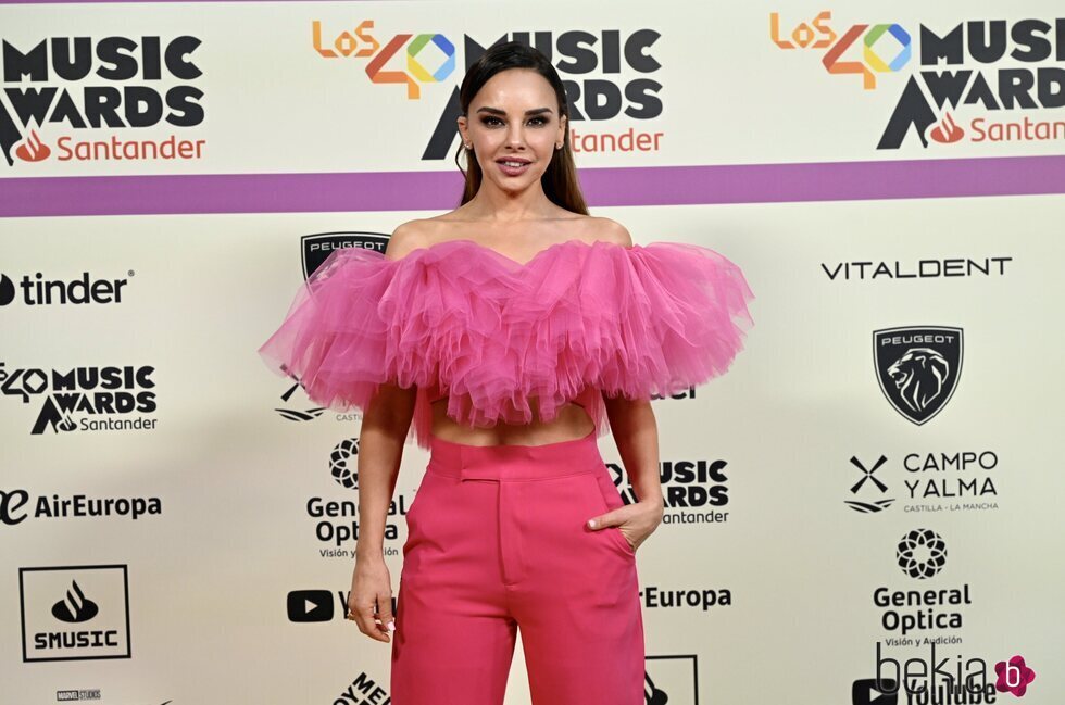 Chenoa en la alfombra roja de Los 40 Music Awards 2023