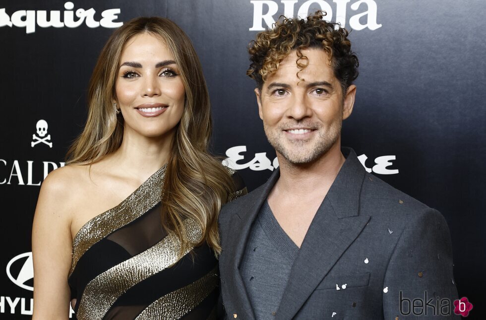 Rosanna Zanetti y David Bisbal en los Premios Esquire Hombres del Año 2023