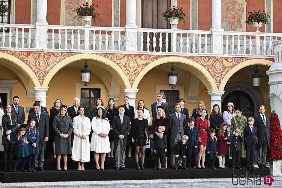 La Familia Real de Mónaco al completo en el Día Nacional del Principado de 2023