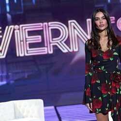 Joana Sanz en el plató de 'De viernes'