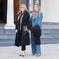 Susana Uribarri y su hija en el bautizo de la nieta de Ana Obregón
