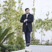 Giaccomo Ugarelli en el bautizo de la nieta de Ana Obregón