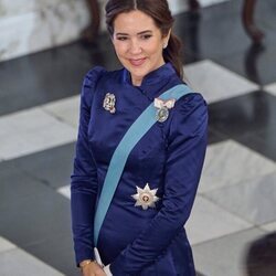 Mary de Dinamarca en la última recepción al Cuerpo Diplomático antes de ser Reina de Dinamarca