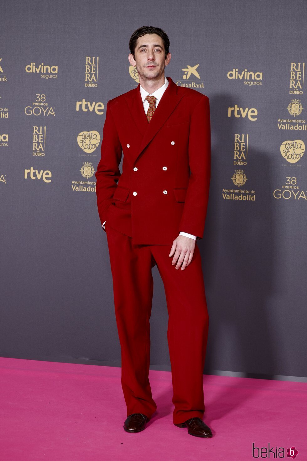 Enric Auquer, en la alfombra roja de los Premios Goya 2024