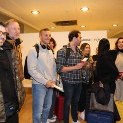 Ángel Cristo, Pedro G. Aguado, Rubén Torres, Blanca Manchón, Arantxa del Sol y Miri Pérez rumbo a 'SV 2024'