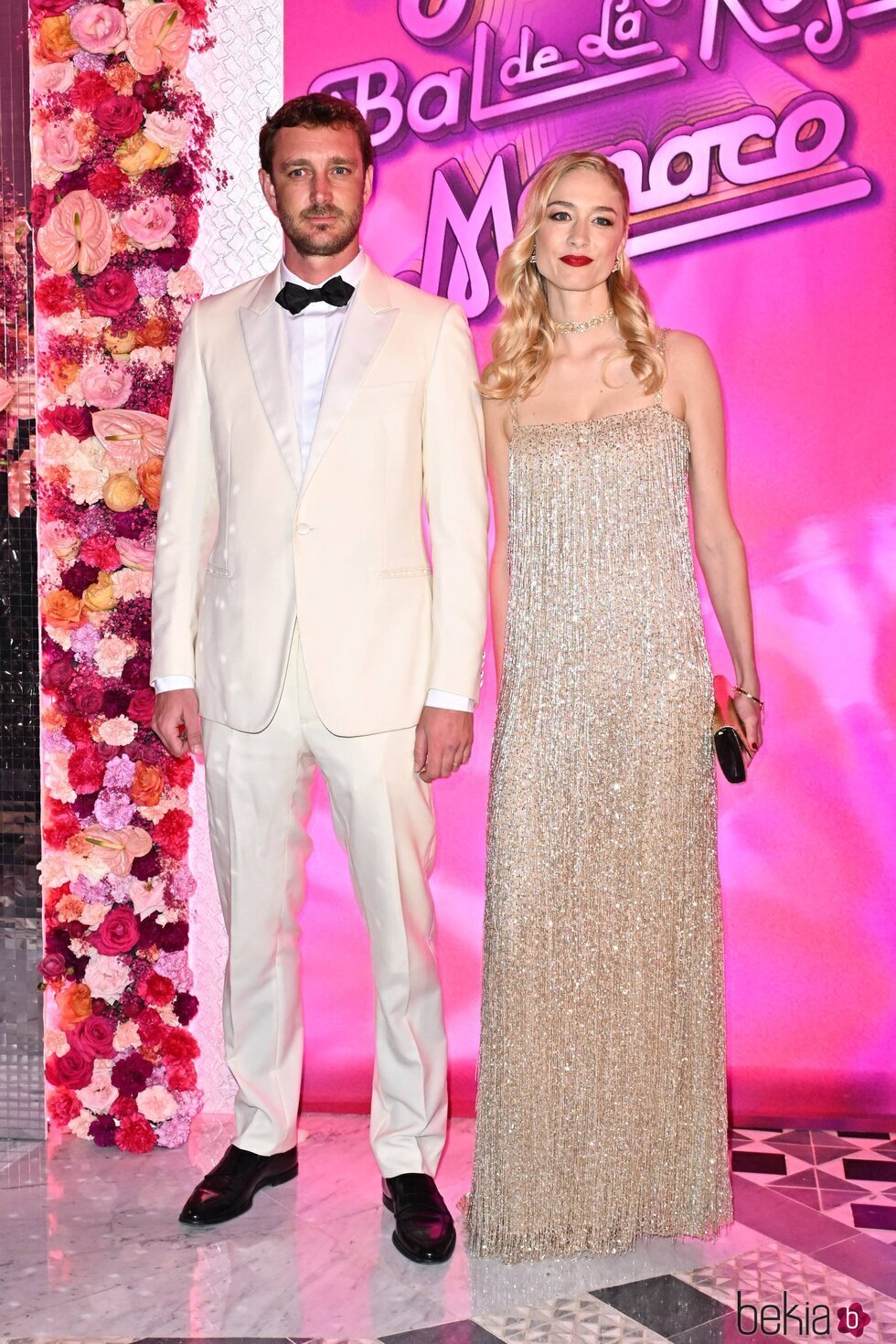 Pierre Casiraghi y Beatrice Borromeo a su llegada al Baile de la Rosa 2024