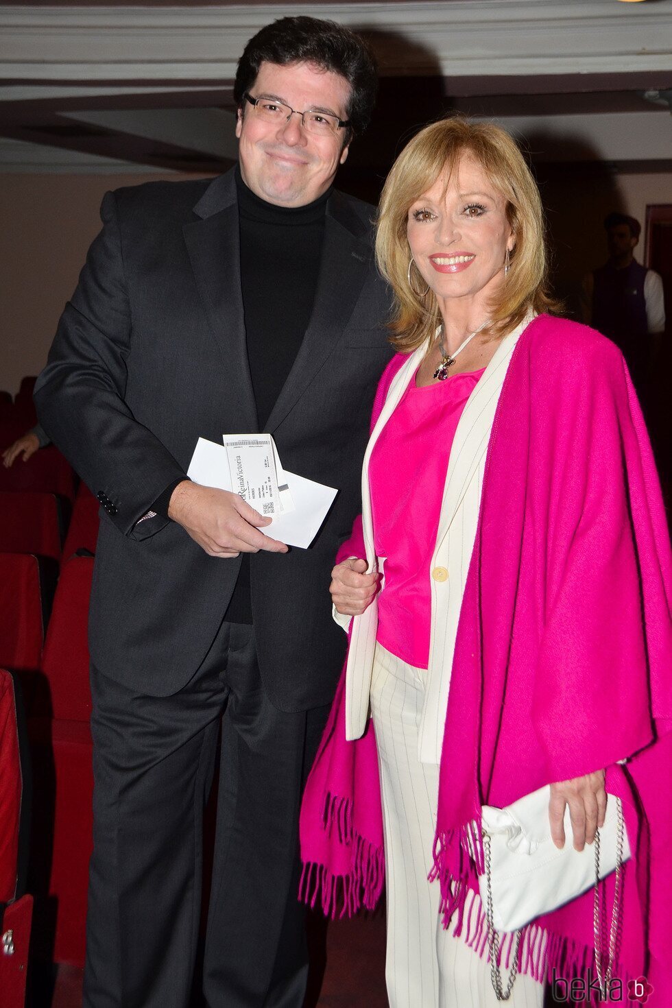 Silvia Tortosa y Carlos Cánovas en los Premios Butacas de Oro 2016