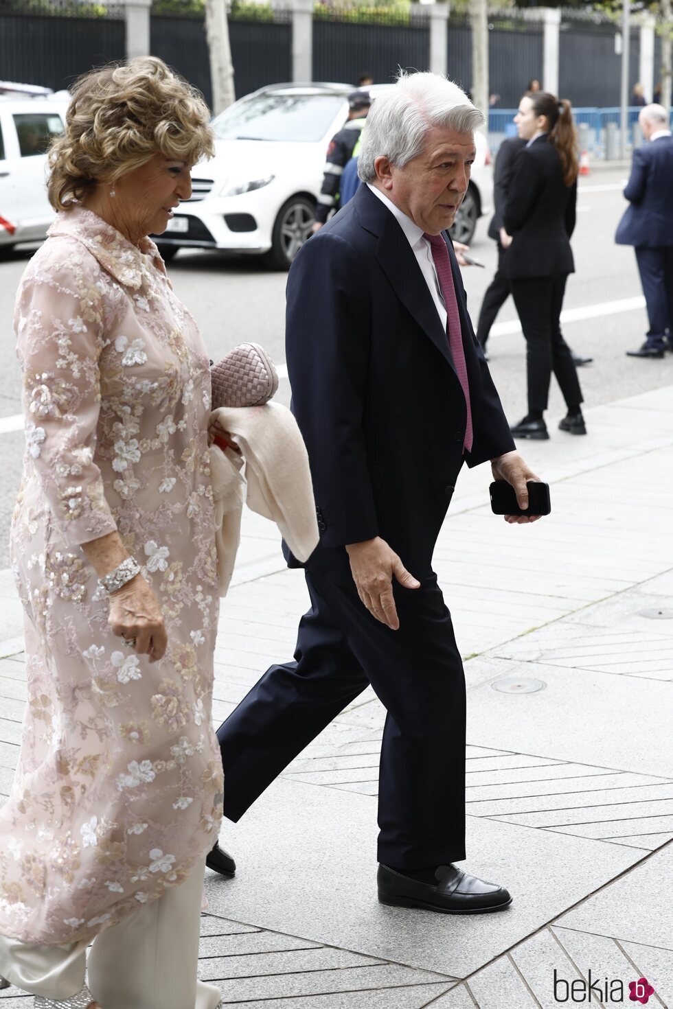 Enrique Cerezo en la boda de José Luis Martínez-Almeida y Teresa Urquijo