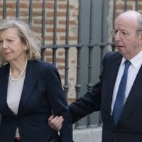 Rafael Spottorno en el funeral de Fernando Gómez-Acebo