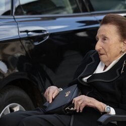 La Infanta Margarita en el funeral de Fernando Gómez-Acebo