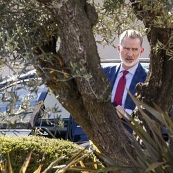 El Rey Felipe VI visita a la Reina Sofía en el hospital